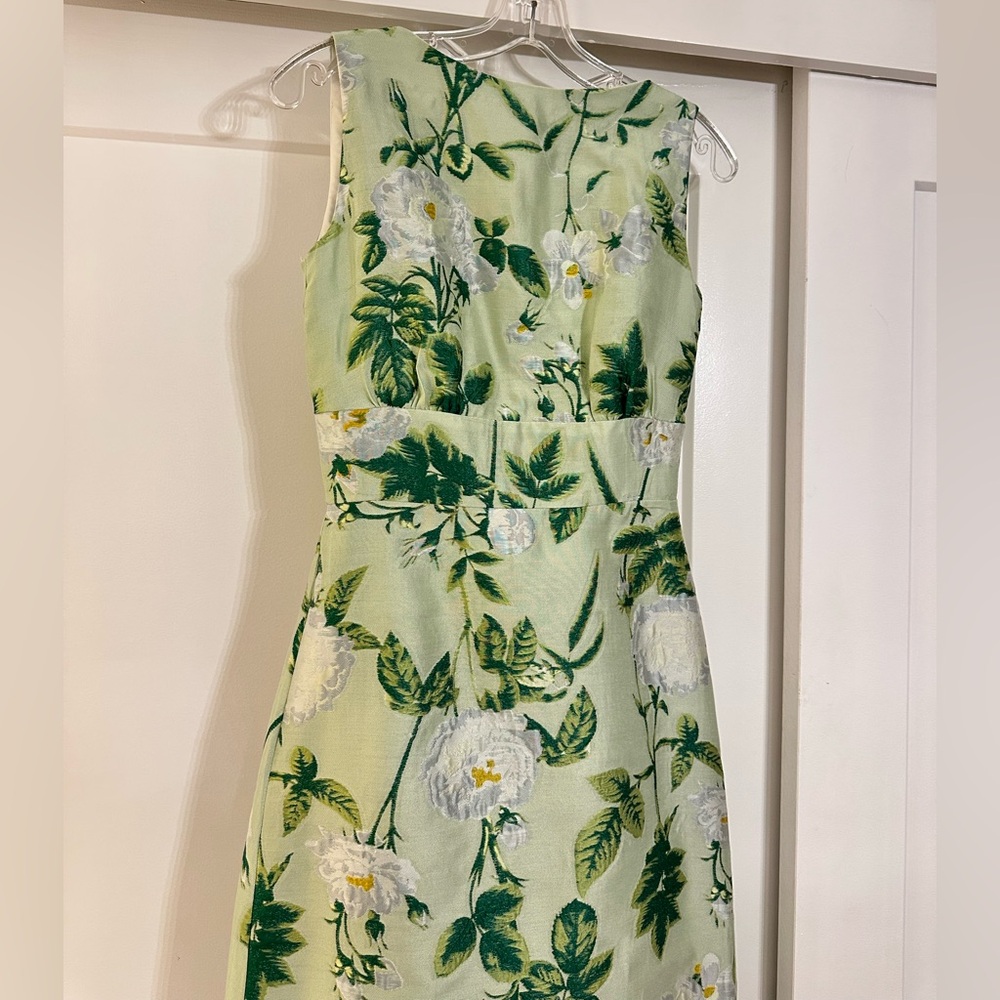 Floral Green Midi Dress